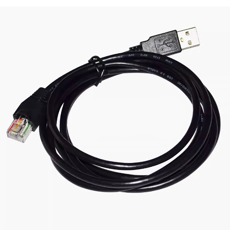 1.8M USB to RJ50 Console Cable AP9827 Cable for APC Smart UPS 940-0127B 940-127C 940-0127E with Molded Strain Relief Boot