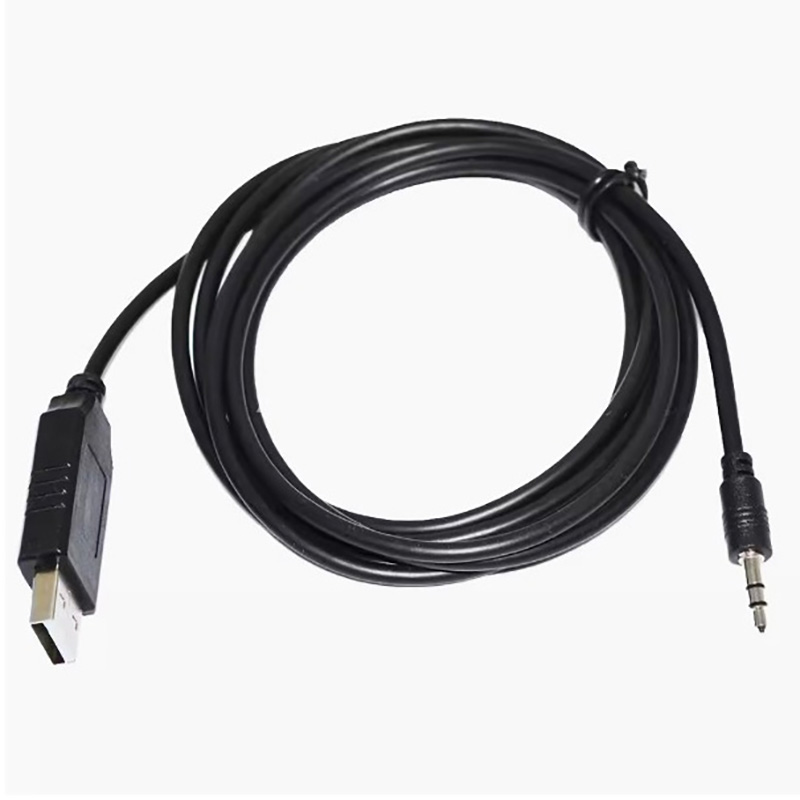 1.8M D-SUB 9-PIN DB9 RS232 TO TRS MINI 2.5MM AUDIO JACK AJ PLUG ADAPTER APC UPS 940-0299A CONSOLE DEBUG CABLE FOR APC AP9630 AP9631