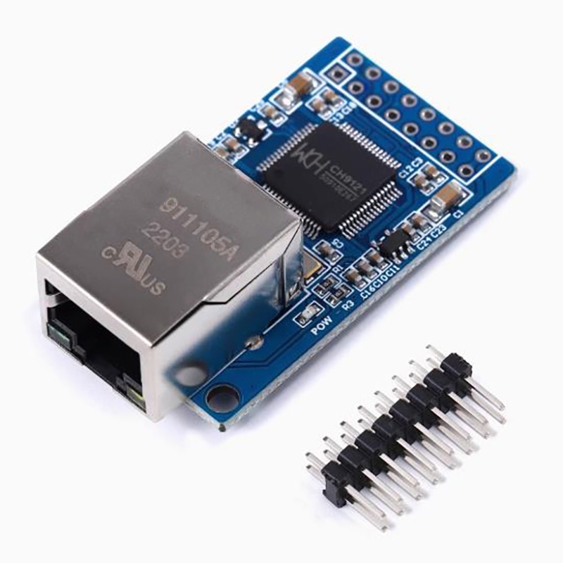 CH9121 serial port to Ethernet network module serial port server/microcontroller STM32 networking