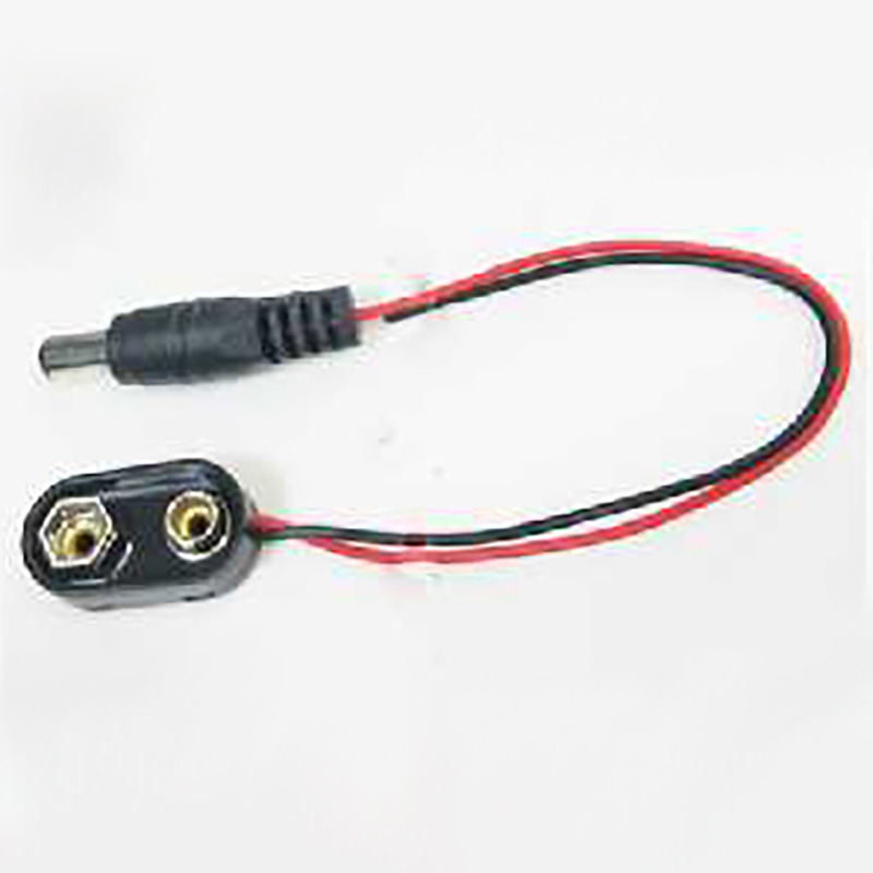 9V battery buckle power connection cable With 5.5*2.1 DC Plug I Type