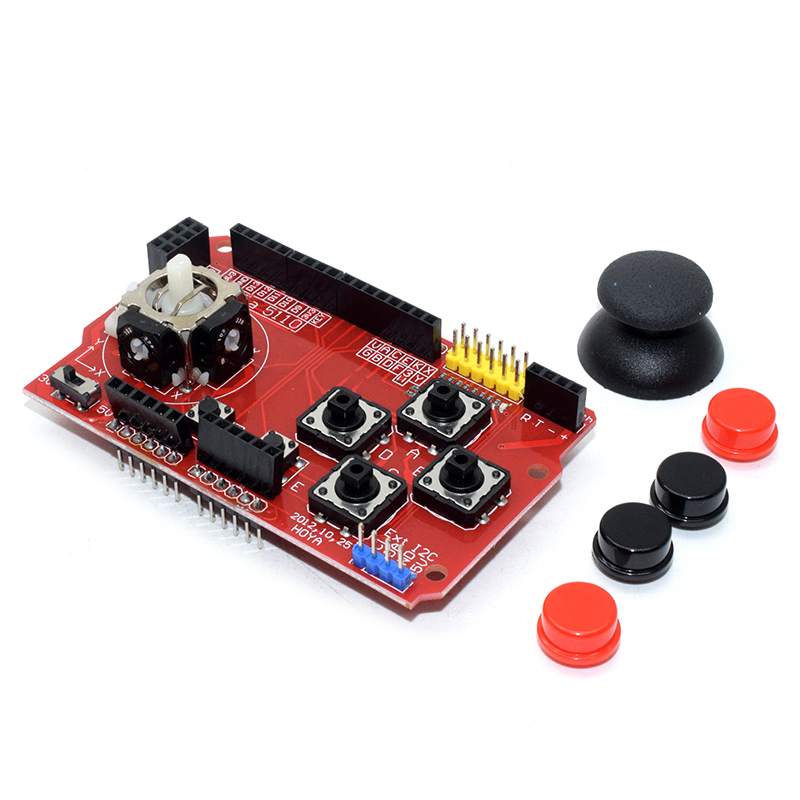 Arduino JoyStick Shield, joysticks expansion board, simulated keyboard and mouse functions