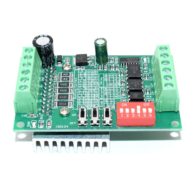 TB6560 3A stepper motor driver，Single axis controller，10 files current