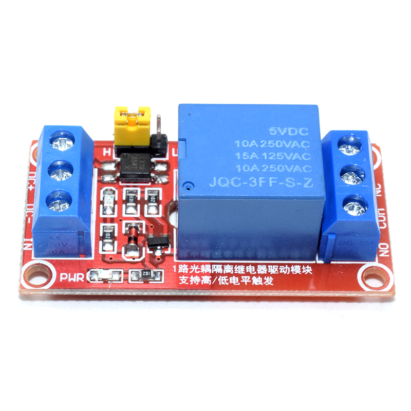 1 Channel 5V relay with Optcoupter, High/Low Level can cutover