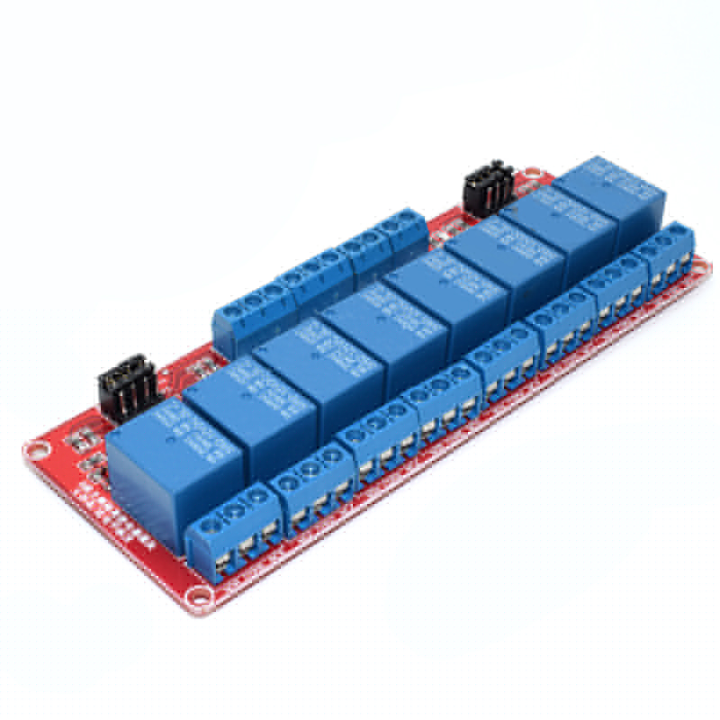 8 Channel 5V relay with Optcoupter, each Channel can cutover high/low Level