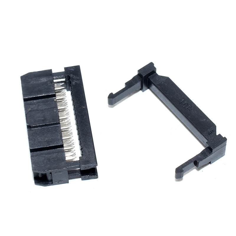 16 Position 2.54MM Pitch Female IDC Socket Flat Ribbon Cable Connectors