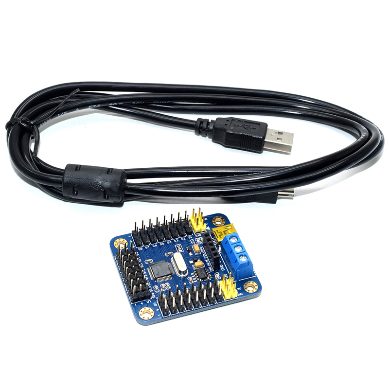 Arduino mini USB 16 Channels Servo Controller Board USC-1(C1B7)
