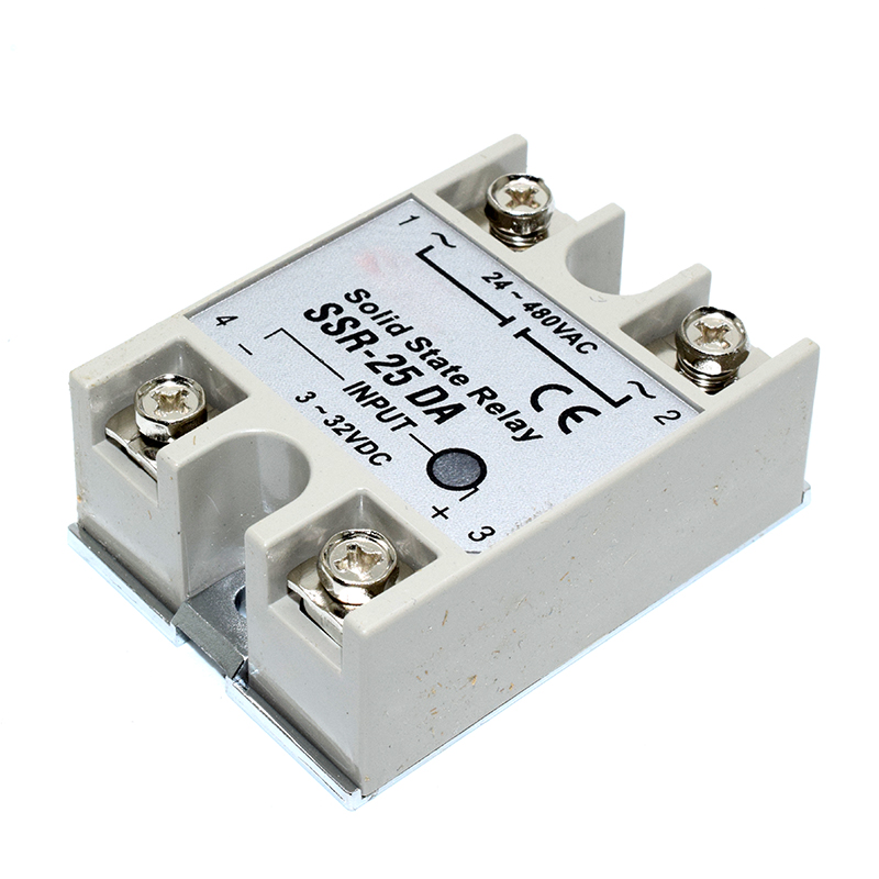 Solid State Relay SSR-25DA 25A /250V 3-32VDC 250V 60*45*23mm