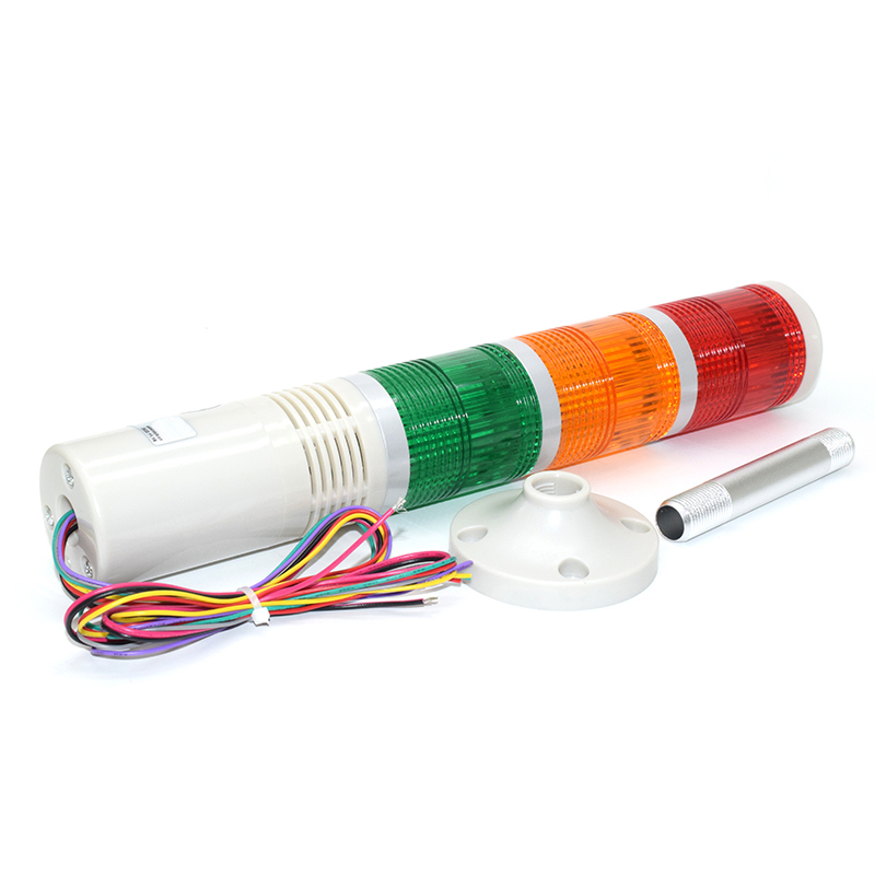 DC 24V Red Green Yellow Signal Tower Lamp Flash Warning Stack Light