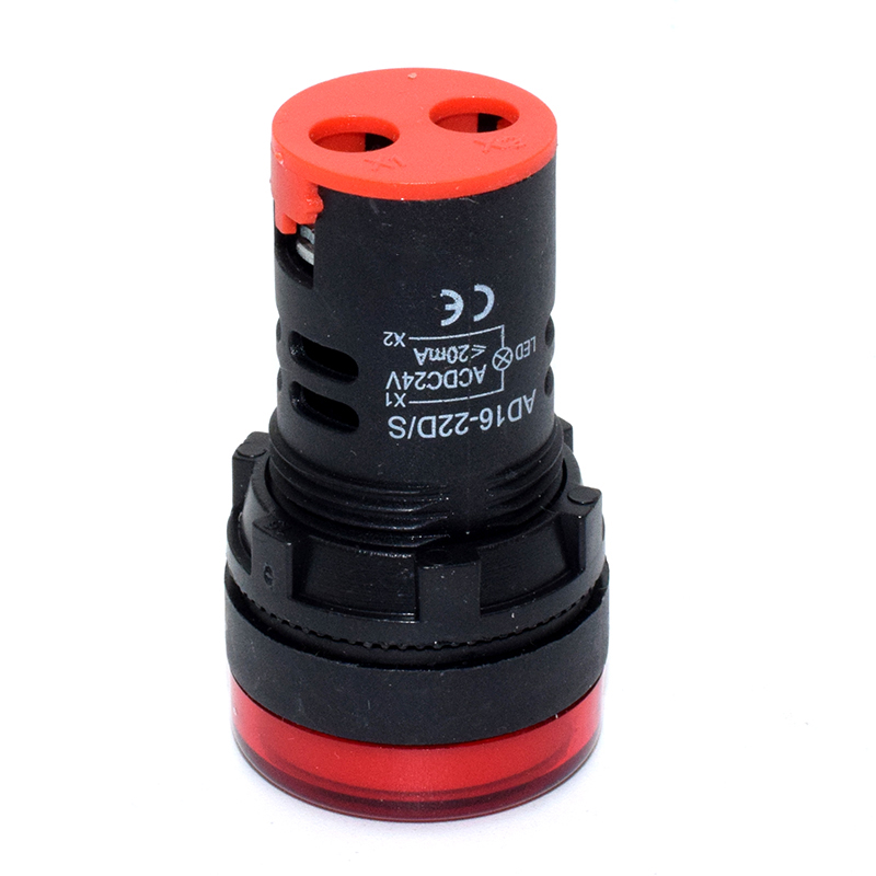 RED AD16-22DS 22mm Indicator Light 24V DC