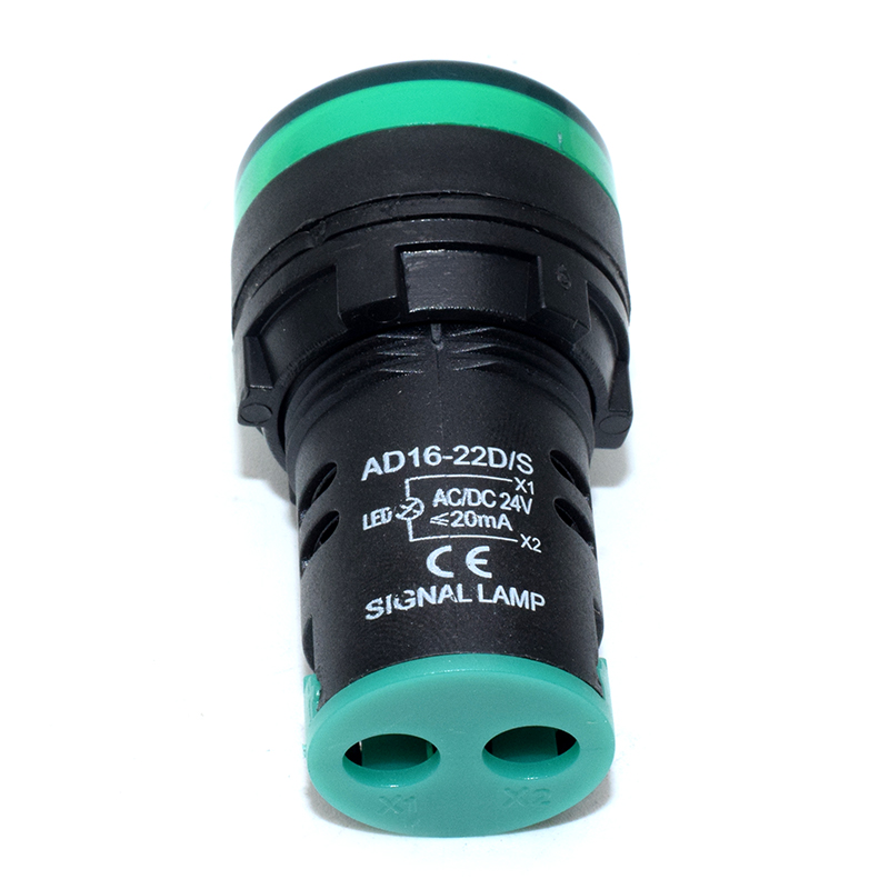 Green AD16-22DS 22mm Indicator Light 24V DC