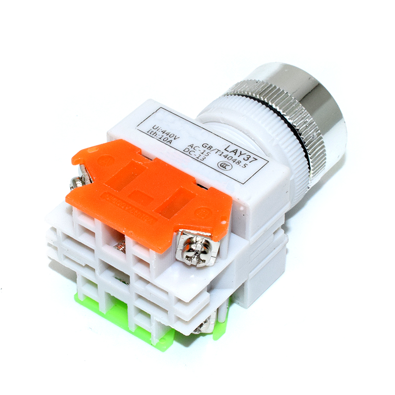 Green LAY37-11 bn (Y090-11 bn)flat button switch button 1NO + 1NC CONTACT