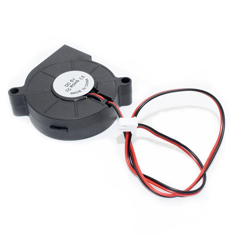 Black Brushless DC Cooling Blower Fan 5015S 5V 0.1-0.3A 50x15mm